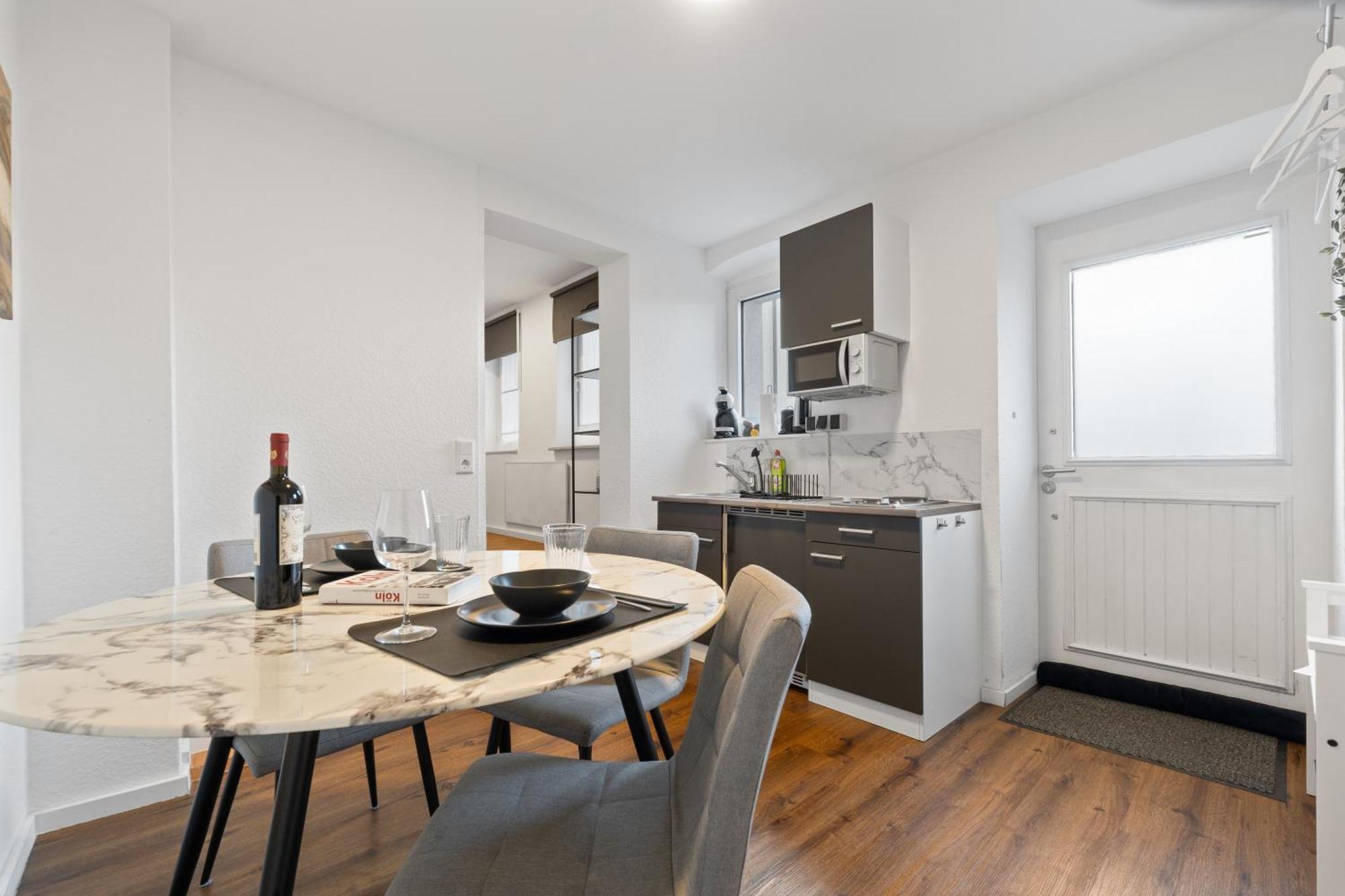 Modernes Apartement Am Rhein In Ruhiger Lage Colonia Esterno foto