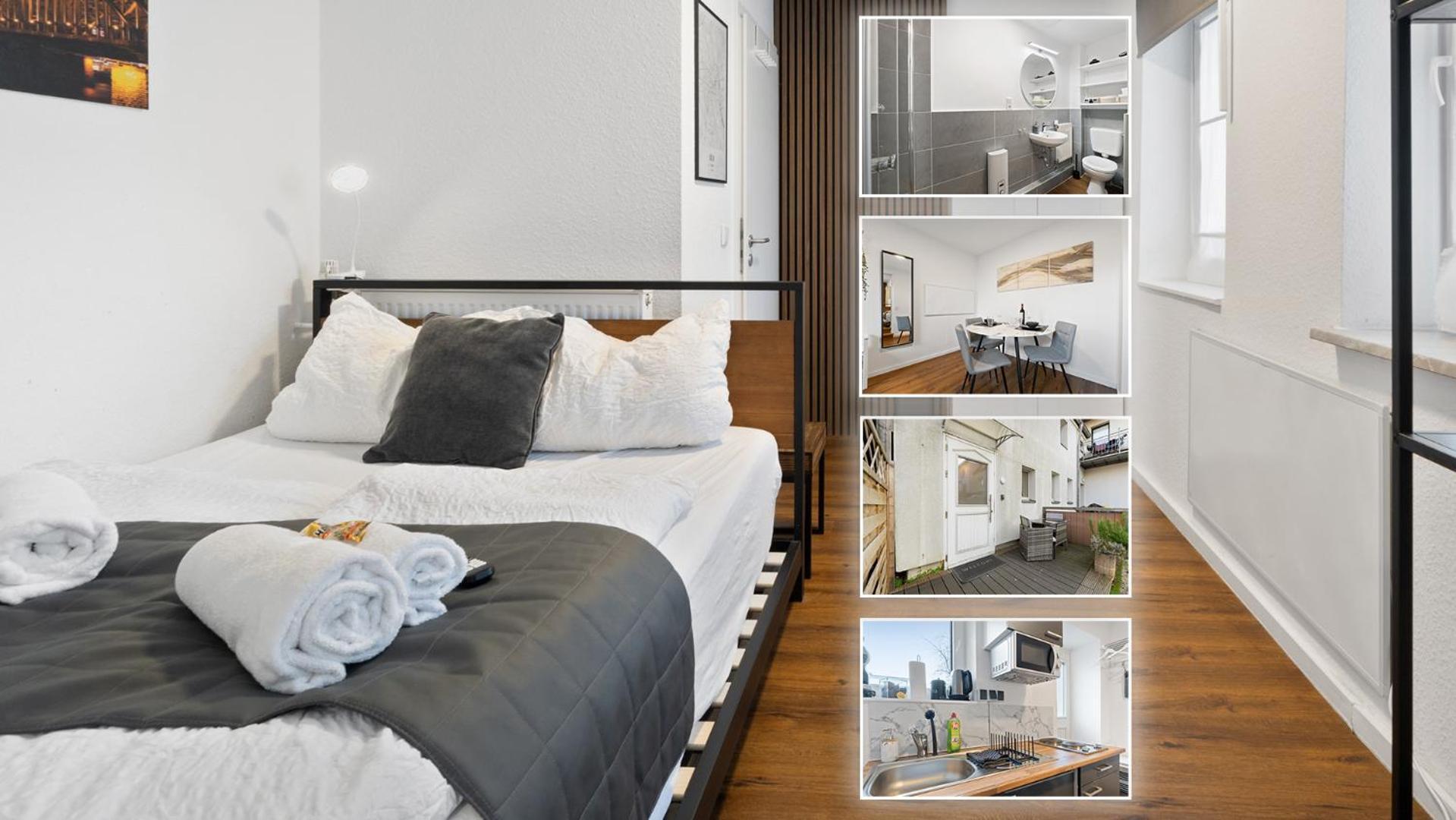 Modernes Apartement Am Rhein In Ruhiger Lage Colonia Esterno foto